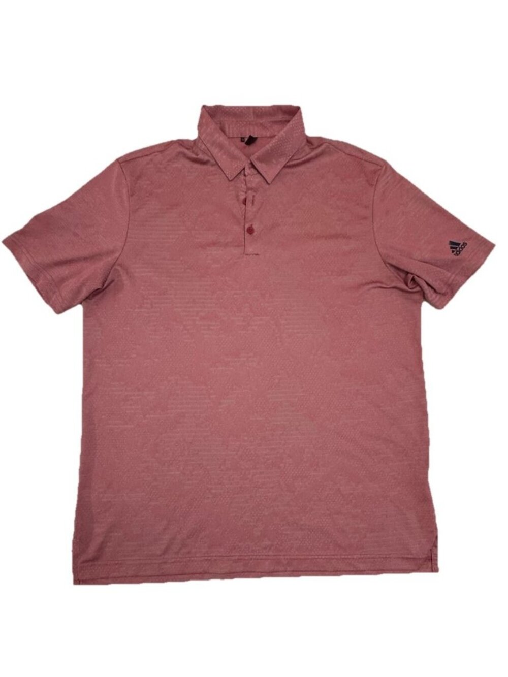 Adidas Primegreen Golf Polo Shirt Mens Large Pink Performance Short Sleeve